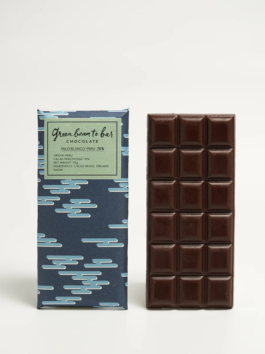 green bean to bar Chocolate Bar PALO BLANCO -PERU- 70%