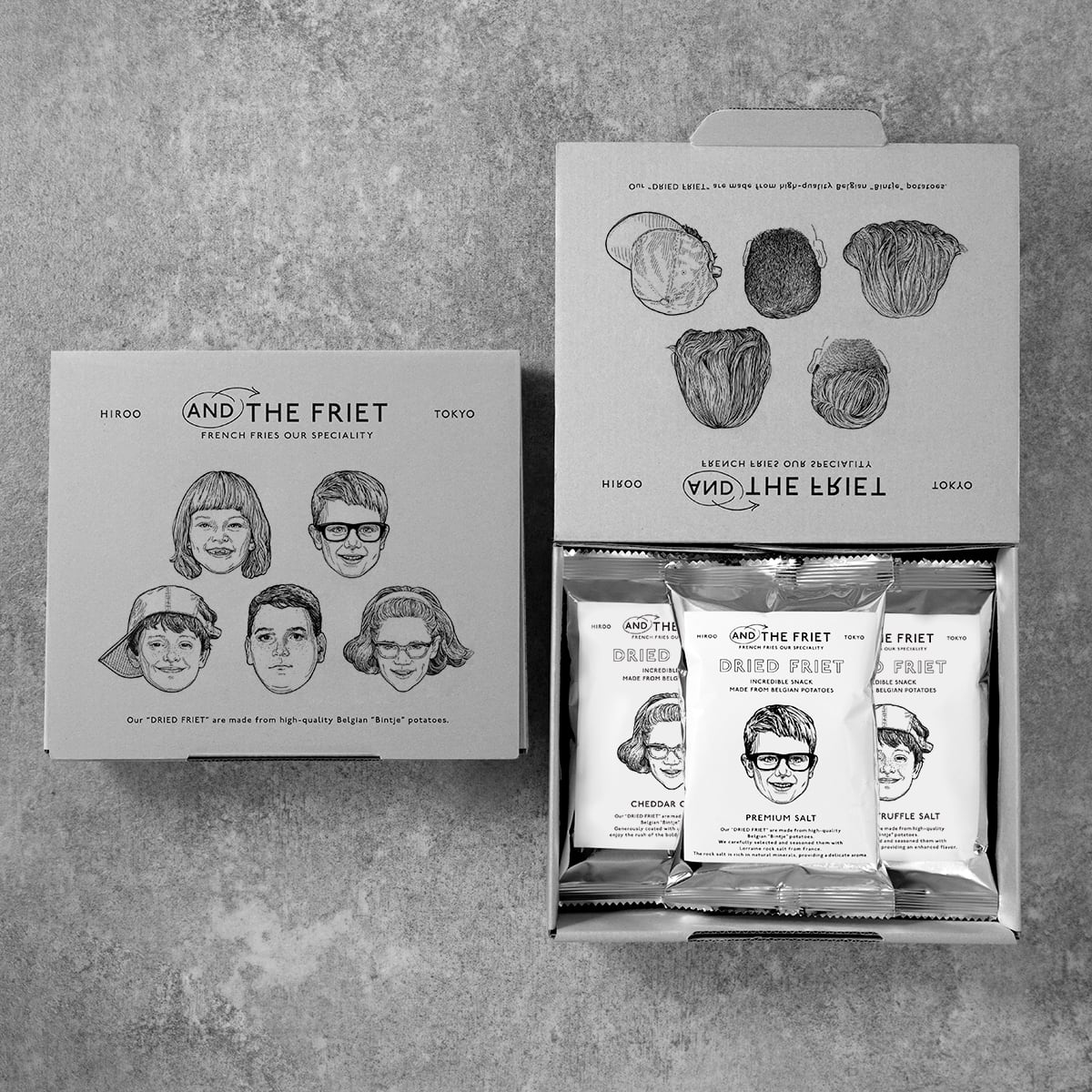 AND THE FRIET MINI 5-PACK GIFT BOX