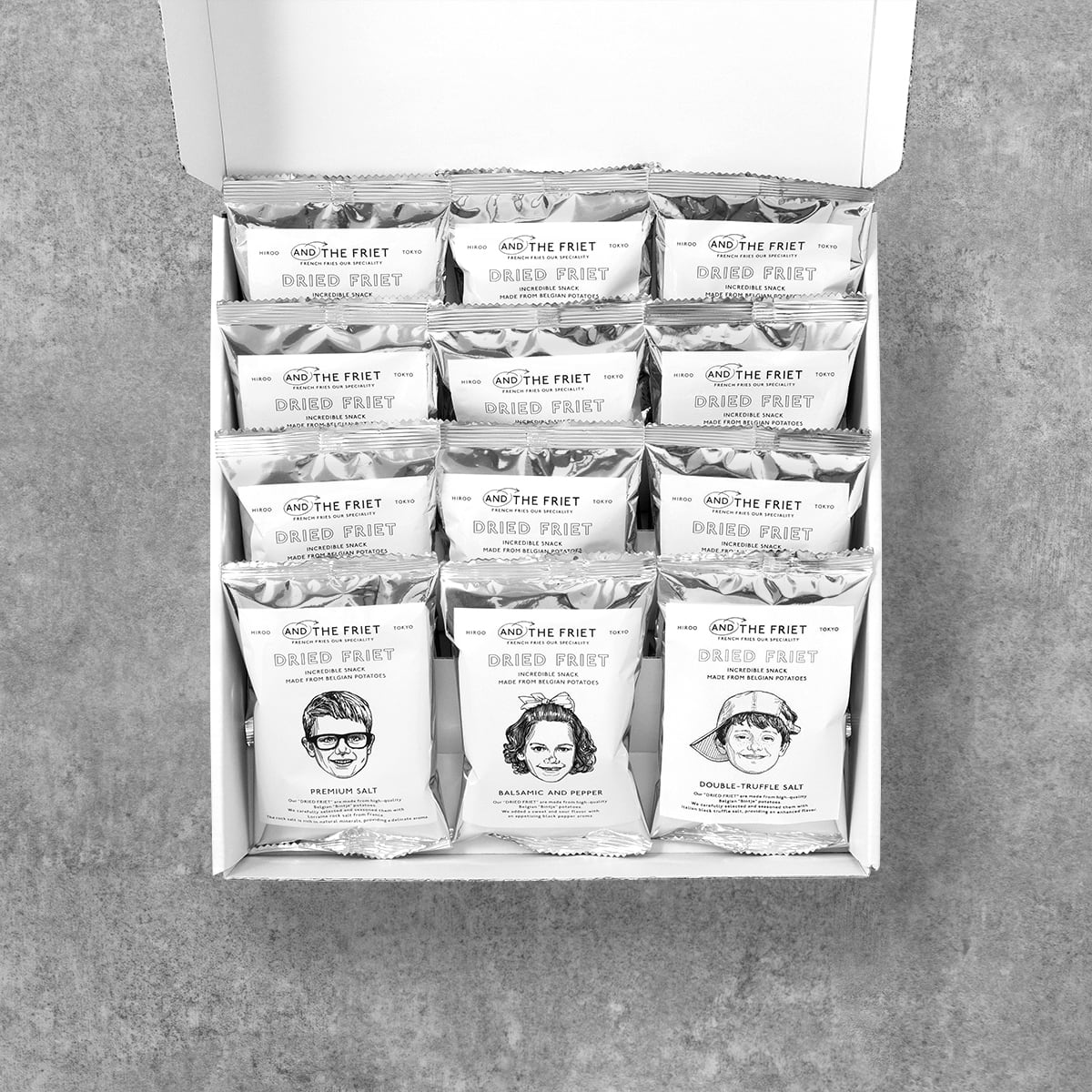 AND THE FRIET MINI 12-PACK GIFT BOX