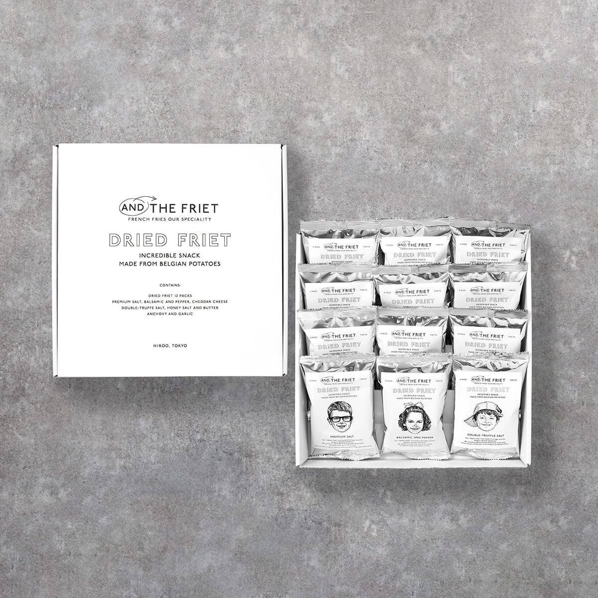 AND THE FRIET MINI 12-PACK GIFT BOX