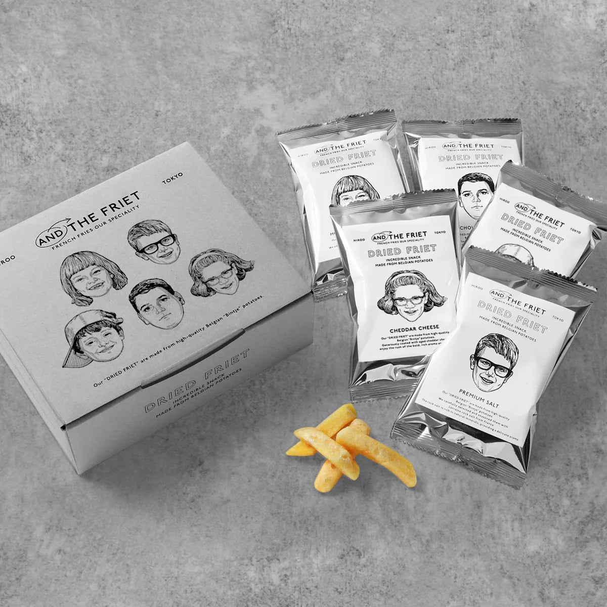 AND THE FRIET MINI 5-PACK GIFT BOX