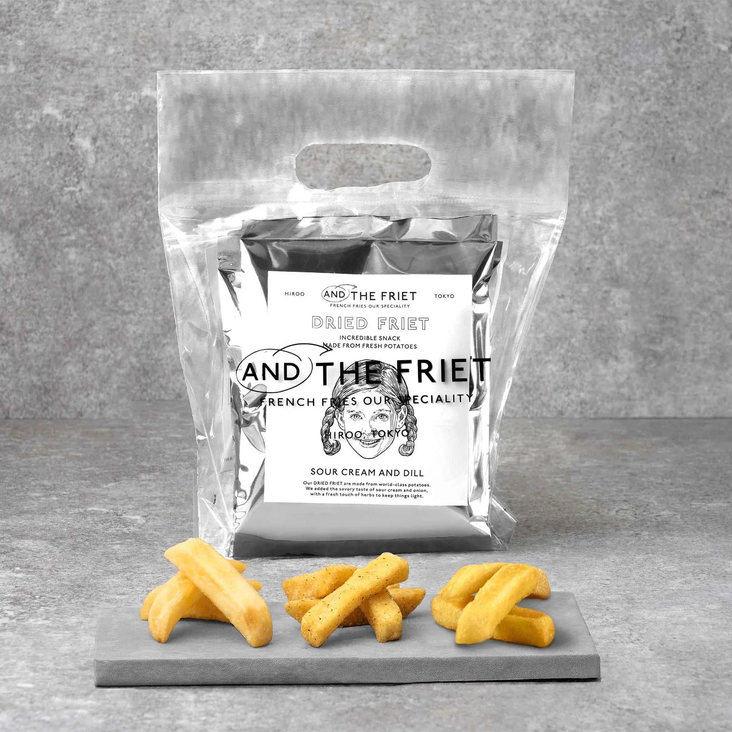 AND THE FRIET 3-PACK SOUR CREAM AND DILL GIFT BAG