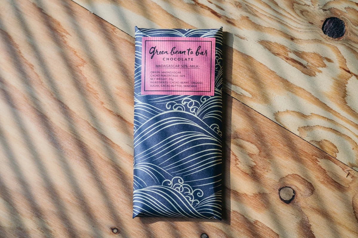 green bean to bar Chocolate Bar - MADAGASCAR 50% -MILK-