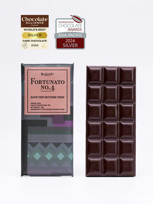 green bean to bar Chocolate Bar FORTUNATO NO.4