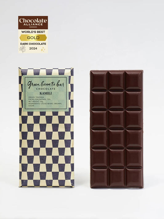 green bean to bar Chocolate Bar KAMILI