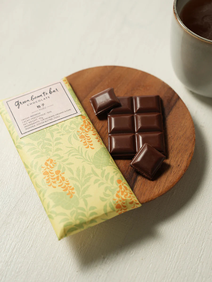 green bean to bar Chocolate Bar Citron