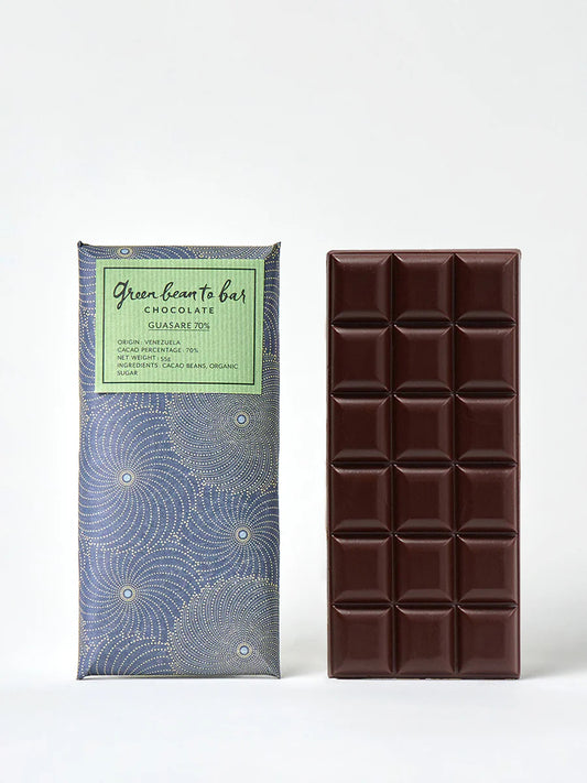 green bean to bar Chocolate Bar GUASARE 70%