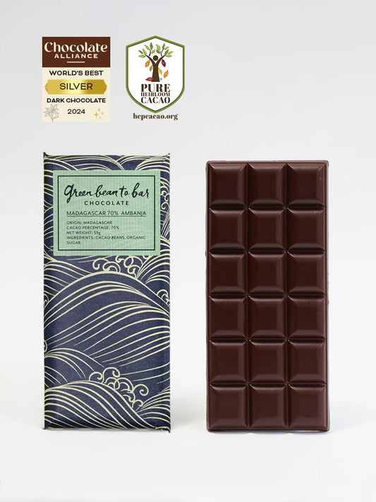 green bean to bar Chocolate Bar MADAGASCAR 70%