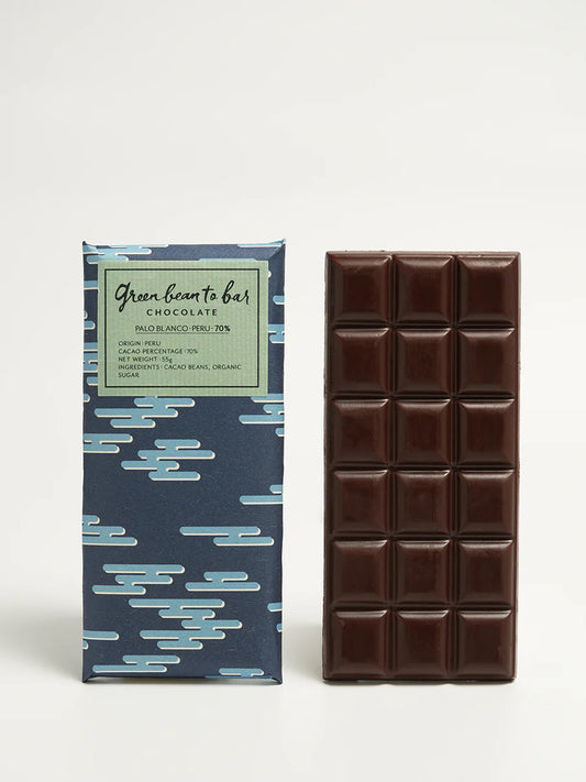 green bean to bar Chocolate Bar PALO BLANCO -PERU- 70%
