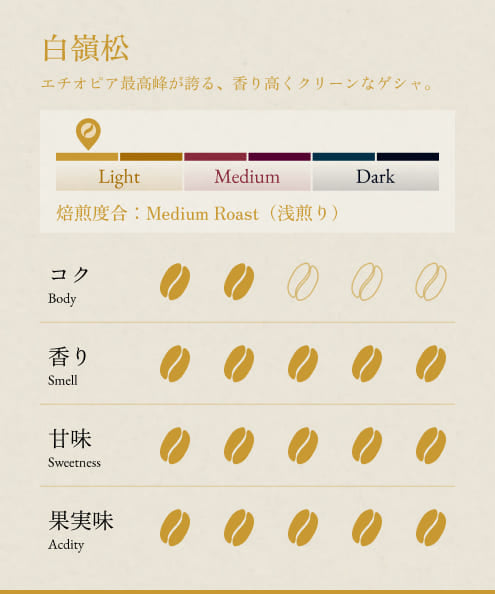 BONGEN Coffee Beans Hakurei Matsu