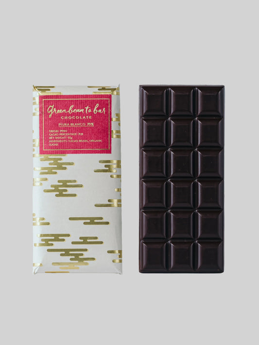 green bean to bar Chocolate Bar - PIURA BLANCO 70%