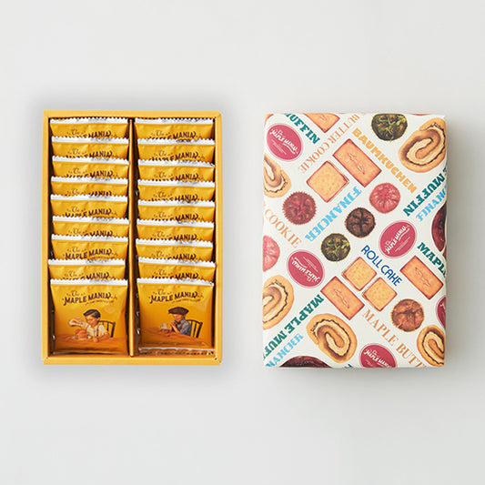 The MAPLE MANIA Maple Butter Cookies - 18 pieces