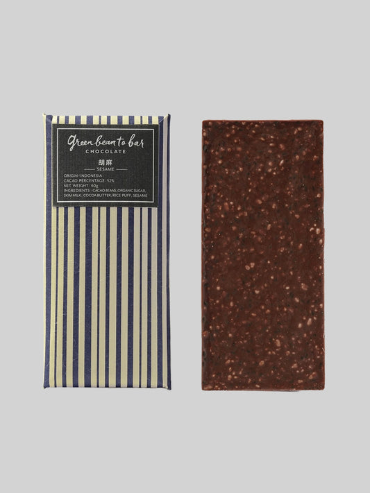 green bean to bar Chocolate Bar - Sesame
