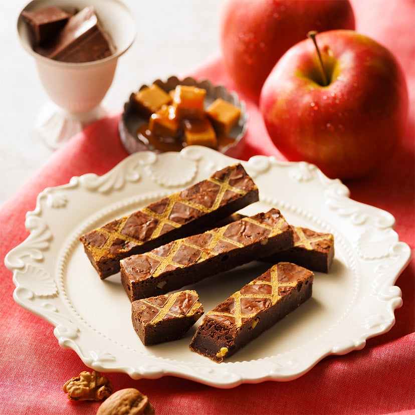 côte cour Apple Caramel Brownie - 5 pieces