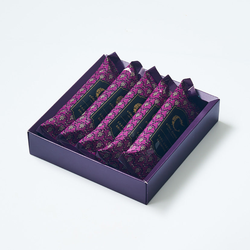 côte cour Earl Grey Brownie - 5 pieces