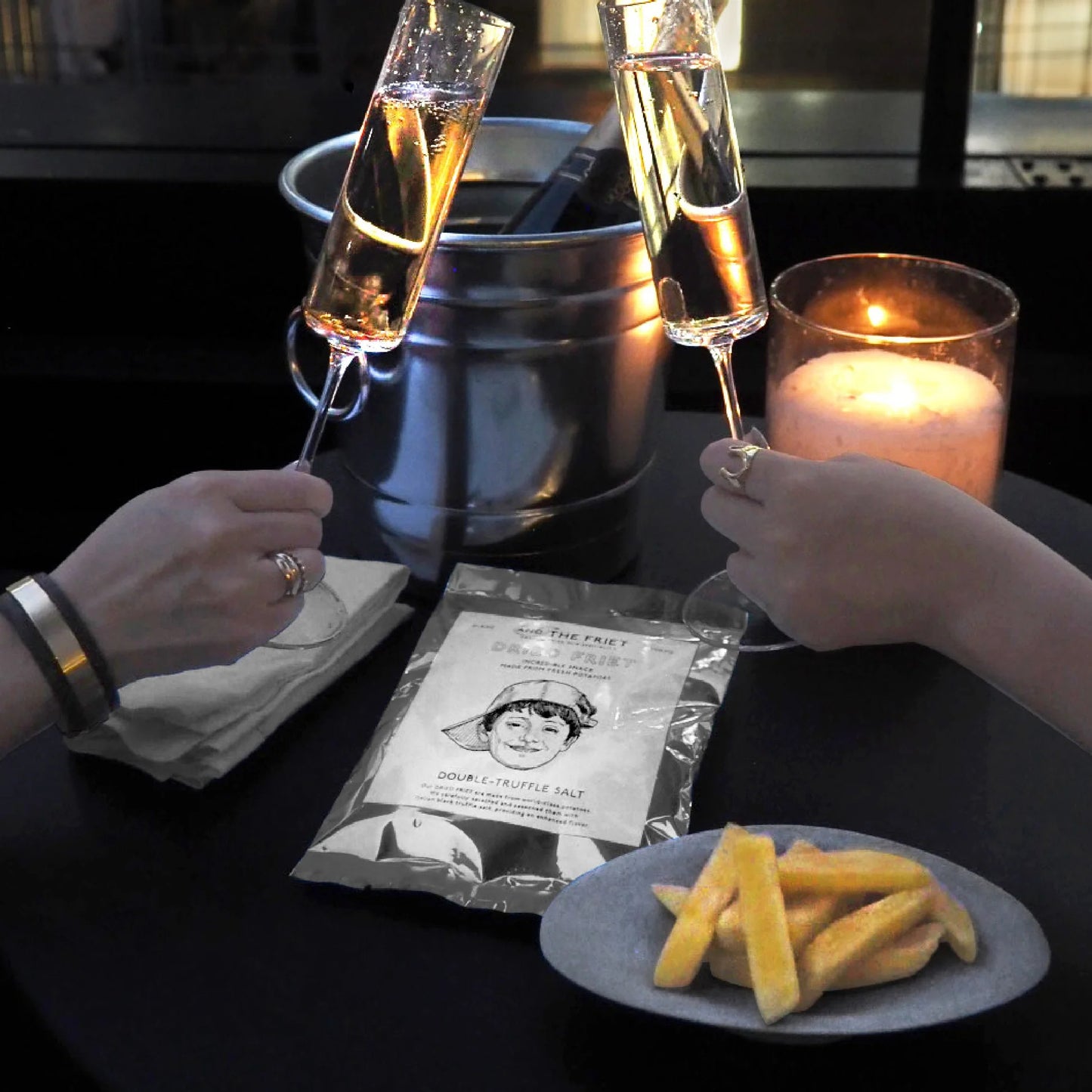 AND THE FRIET DOUBLE-TRUFFLE SALT