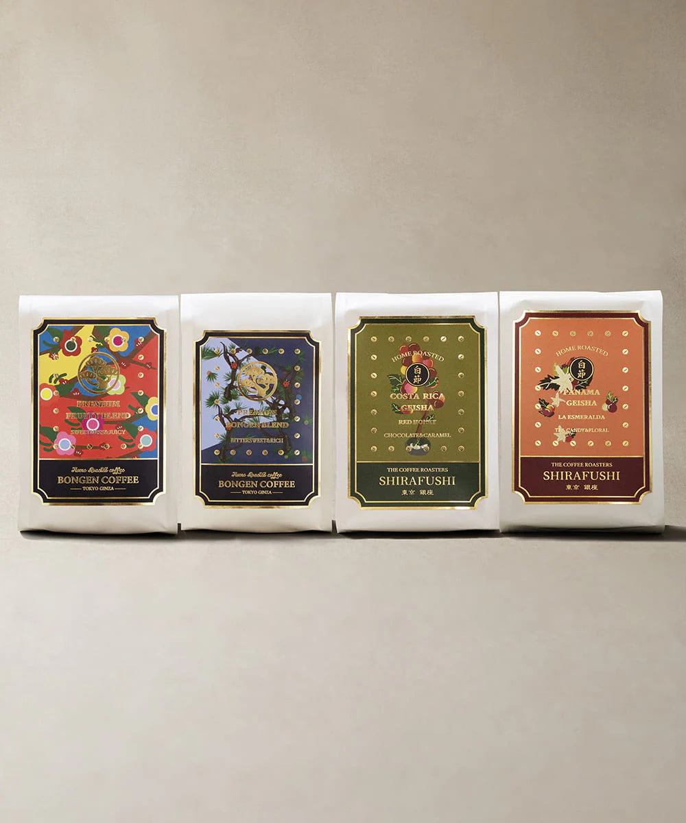 BONGEN Coffee Beans Premium 4 Selections Set