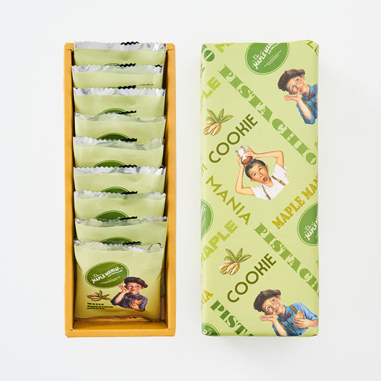 The MAPLE MANIA Maple Pistachio Cookies - 9 pieces