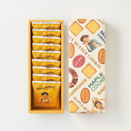The MAPLE MANIA Maple Butter Cookies - 9 pieces