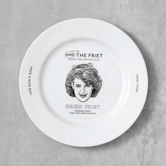 AND THE FRIET MELAMINE PLATE