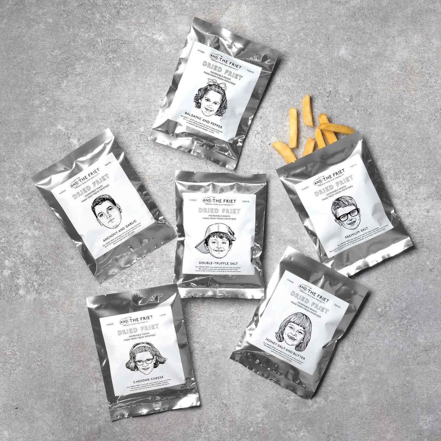 AND THE FRIET Individually Wrapped Set: MAMEZARA