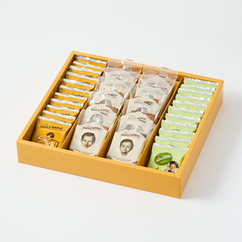 The MAPLE MANIA Selection Gift Box - 32 pieces