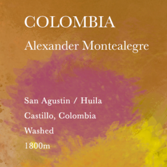 WEEKENDERS COFFEE Colombia Alexander Montealegre Coffee Beans