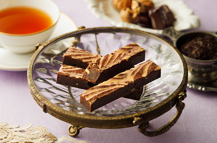côte cour Earl Grey Brownie - 5 pieces