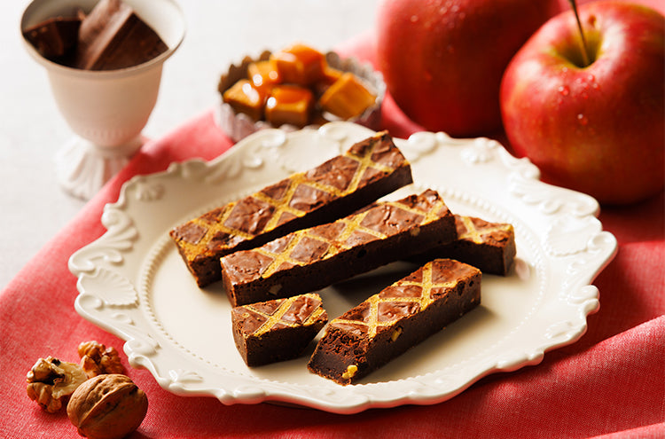 côte cour Apple Caramel Brownie - 5 pieces