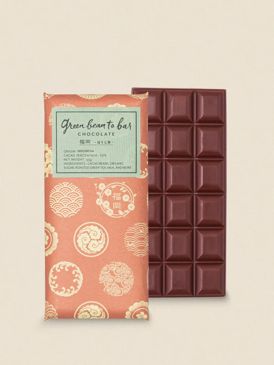 green bean to bar Chocolate Bar Fukuoka -Hojicha-