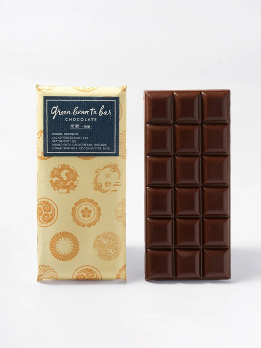 green bean to bar Chocolate Bar Kyoto -Miso-