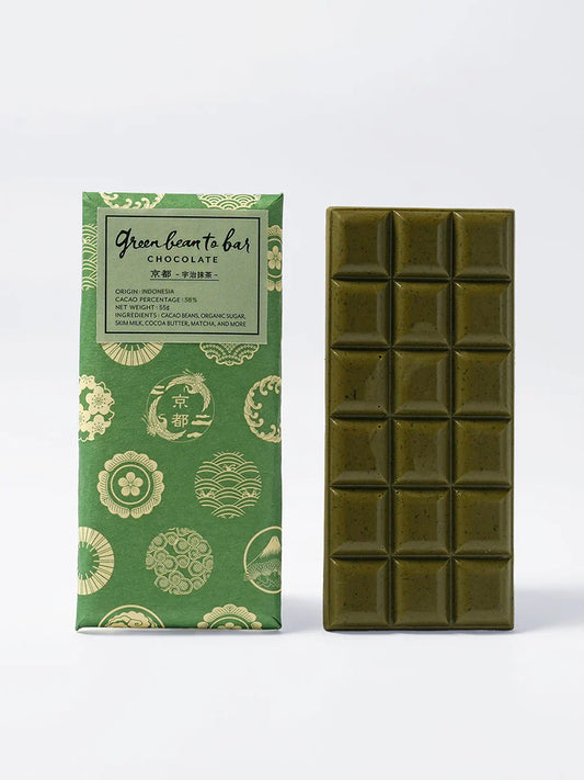 green bean to bar Chocolate Bar Kyoto -Uji Matcha-