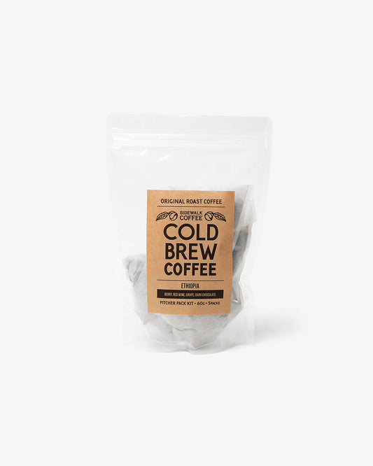 SIDEWALK COFFEE COLD BREW COFFEE - ETHIOPIA 5PC