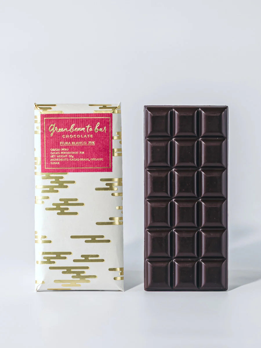 green bean to bar Chocolate Bar PIURA BLANCO 70%